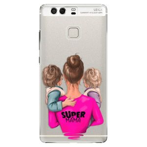 Plastové puzdro iSaprio - Super Mama - Two Boys - Huawei P9 vyobraziť