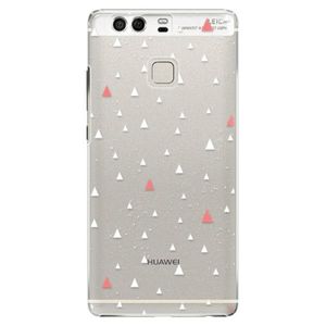 Plastové puzdro iSaprio - Abstract Triangles 02 - white - Huawei P9 vyobraziť