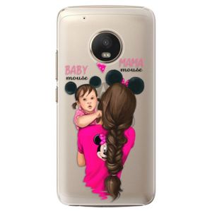 Plastové puzdro iSaprio - Mama Mouse Brunette and Girl - Lenovo Moto G5 Plus vyobraziť