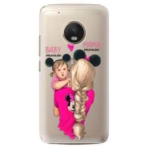 Plastové puzdro iSaprio - Mama Mouse Blond and Girl - Lenovo Moto G5 Plus vyobraziť