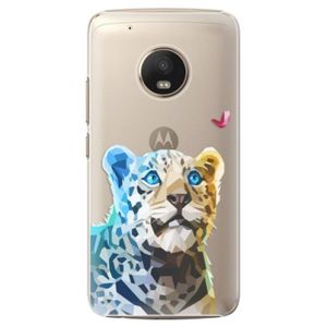Plastové puzdro iSaprio - Leopard With Butterfly - Lenovo Moto G5 Plus vyobraziť