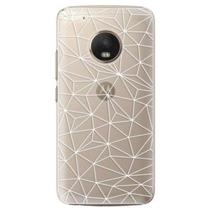 Plastové puzdro iSaprio - Abstract Triangles 03 - white - Lenovo Moto G5 Plus vyobraziť