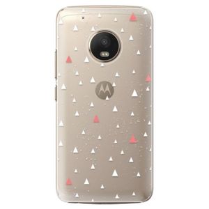 Plastové puzdro iSaprio - Abstract Triangles 02 - white - Lenovo Moto G5 Plus vyobraziť