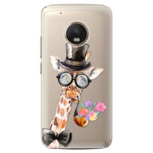 Plastové puzdro iSaprio - Sir Giraffe - Lenovo Moto G5 Plus vyobraziť
