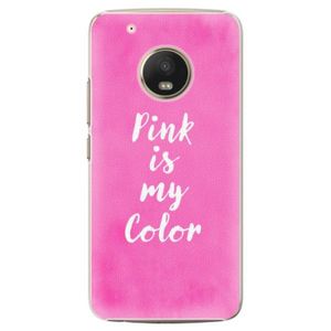 Plastové puzdro iSaprio - Pink is my color - Lenovo Moto G5 Plus vyobraziť