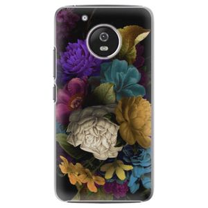 Plastové puzdro iSaprio - Dark Flowers - Lenovo Moto G5 vyobraziť