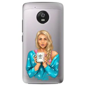 Plastové puzdro iSaprio - Coffe Now - Blond - Lenovo Moto G5 vyobraziť