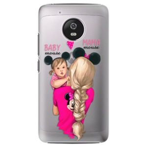 Plastové puzdro iSaprio - Mama Mouse Blond and Girl - Lenovo Moto G5 vyobraziť