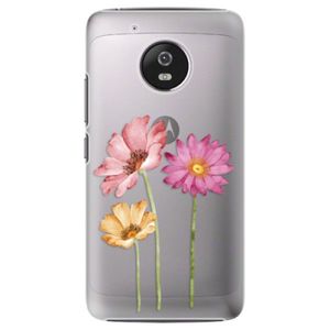 Plastové puzdro iSaprio - Three Flowers - Lenovo Moto G5 vyobraziť
