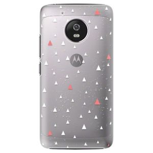 Plastové puzdro iSaprio - Abstract Triangles 02 - white - Lenovo Moto G5 vyobraziť