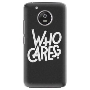 Plastové puzdro iSaprio - Who Cares - Lenovo Moto G5 vyobraziť