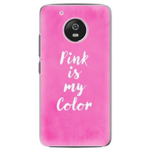 Plastové puzdro iSaprio - Pink is my color - Lenovo Moto G5 vyobraziť