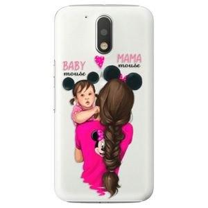 Plastové puzdro iSaprio - Mama Mouse Brunette and Girl - Lenovo Moto G4 / G4 Plus vyobraziť