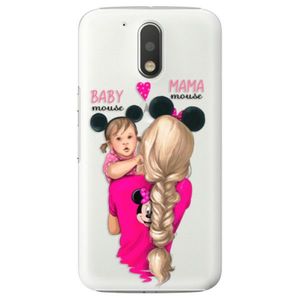 Plastové puzdro iSaprio - Mama Mouse Blond and Girl - Lenovo Moto G4 / G4 Plus vyobraziť