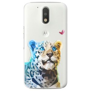 Plastové puzdro iSaprio - Leopard With Butterfly - Lenovo Moto G4 / G4 Plus vyobraziť