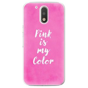 Plastové puzdro iSaprio - Pink is my color - Lenovo Moto G4 / G4 Plus vyobraziť
