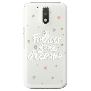 Plastové puzdro iSaprio - Follow Your Dreams - white - Lenovo Moto G4 / G4 Plus vyobraziť