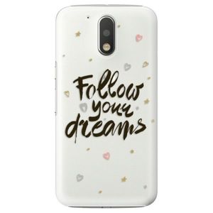 Plastové puzdro iSaprio - Follow Your Dreams - black - Lenovo Moto G4 / G4 Plus vyobraziť