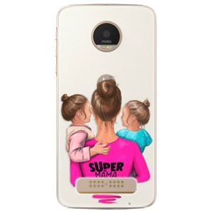 Plastové puzdro iSaprio - Super Mama - Two Girls - Lenovo Moto Z Play vyobraziť
