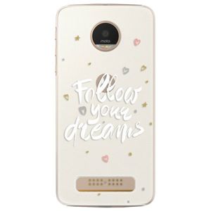 Plastové puzdro iSaprio - Follow Your Dreams - white - Lenovo Moto Z Play vyobraziť