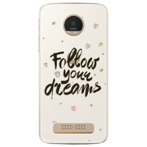 Plastové puzdro iSaprio - Follow Your Dreams - black - Lenovo Moto Z Play vyobraziť