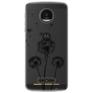 Plastové puzdro iSaprio - Three Dandelions - black - Lenovo Moto Z vyobraziť