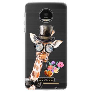 Plastové puzdro iSaprio - Sir Giraffe - Lenovo Moto Z vyobraziť