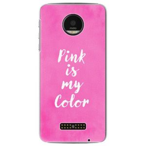Plastové puzdro iSaprio - Pink is my color - Lenovo Moto Z vyobraziť