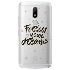 Plastové puzdro iSaprio - Follow Your Dreams - black - Lenovo Moto M vyobraziť
