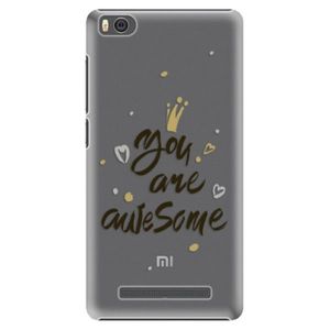 Plastové puzdro iSaprio - You Are Awesome - black - Xiaomi Mi4C vyobraziť