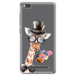 Plastové puzdro iSaprio - Sir Giraffe - Xiaomi Mi4C vyobraziť