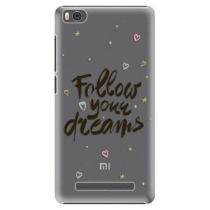 Plastové puzdro iSaprio - Follow Your Dreams - black - Xiaomi Mi4C vyobraziť