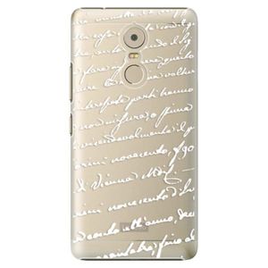 Plastové puzdro iSaprio - Handwriting 01 - white - Lenovo K6 Note vyobraziť