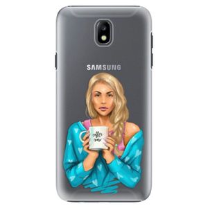 Plastové puzdro iSaprio - Coffe Now - Blond - Samsung Galaxy J7 2017 vyobraziť