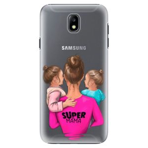 Plastové puzdro iSaprio - Super Mama - Two Girls - Samsung Galaxy J7 2017 vyobraziť