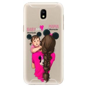 Plastové puzdro iSaprio - Mama Mouse Brunette and Girl - Samsung Galaxy J5 2017 vyobraziť