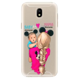 Plastové puzdro iSaprio - Mama Mouse Blonde and Boy - Samsung Galaxy J5 2017 vyobraziť