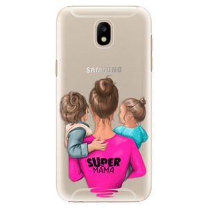 Plastové puzdro iSaprio - Super Mama - Boy and Girl - Samsung Galaxy J5 2017 vyobraziť