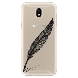 Plastové puzdro iSaprio - Writing By Feather - black - Samsung Galaxy J5 2017 vyobraziť