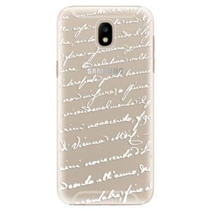 Plastové puzdro iSaprio - Handwriting 01 - white - Samsung Galaxy J5 2017 vyobraziť