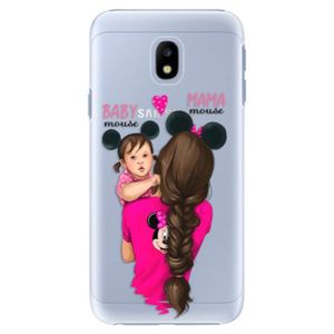 Plastové puzdro iSaprio - Mama Mouse Brunette and Girl - Samsung Galaxy J3 2017 vyobraziť