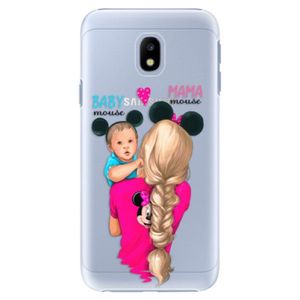 Plastové puzdro iSaprio - Mama Mouse Blonde and Boy - Samsung Galaxy J3 2017 vyobraziť