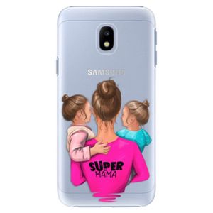 Plastové puzdro iSaprio - Super Mama - Two Girls - Samsung Galaxy J3 2017 vyobraziť