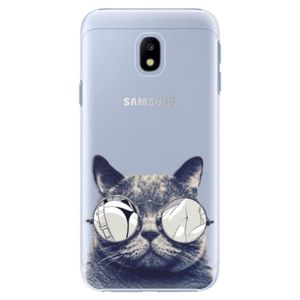 Plastové puzdro iSaprio - Crazy Cat 01 - Samsung Galaxy J3 2017 vyobraziť
