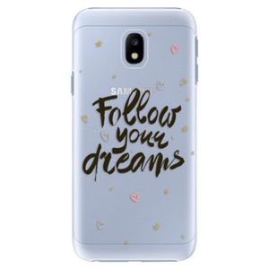Plastové puzdro iSaprio - Follow Your Dreams - black - Samsung Galaxy J3 2017 vyobraziť