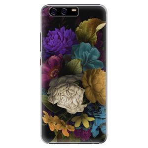 Plastové puzdro iSaprio - Dark Flowers - Huawei P10 Plus vyobraziť