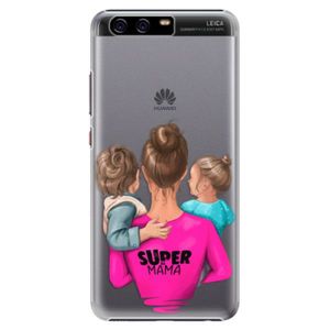 Plastové puzdro iSaprio - Super Mama - Boy and Girl - Huawei P10 Plus vyobraziť