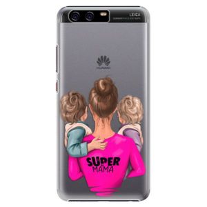 Plastové puzdro iSaprio - Super Mama - Two Boys - Huawei P10 Plus vyobraziť