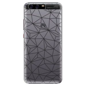 Plastové puzdro iSaprio - Abstract Triangles 03 - black - Huawei P10 Plus vyobraziť