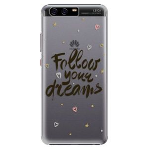 Plastové puzdro iSaprio - Follow Your Dreams - black - Huawei P10 Plus vyobraziť